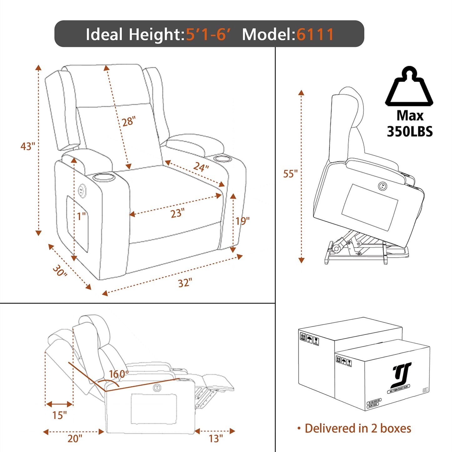 Lift Recliner Chair L6111