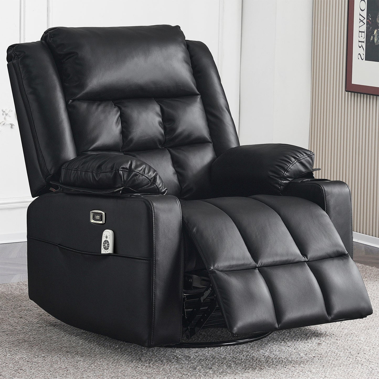 Power Swivel Rocker Recliner Chair D9911