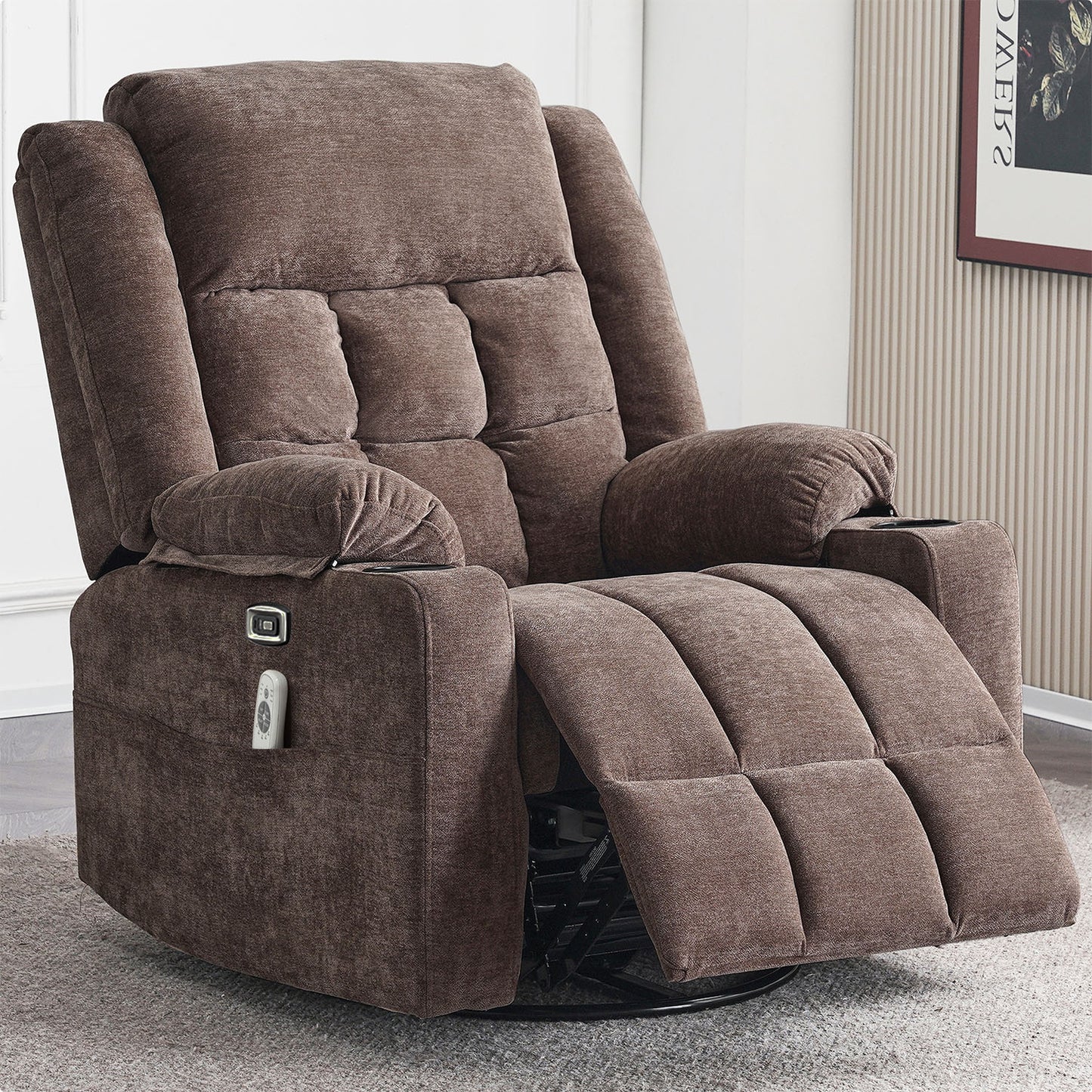 Power Swivel Rocker Recliner Chair D9911