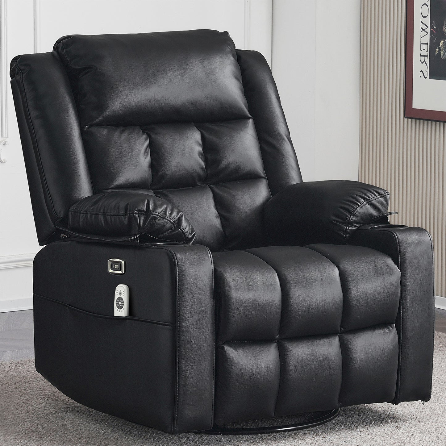 Power Swivel Rocker Recliner Chair D9911