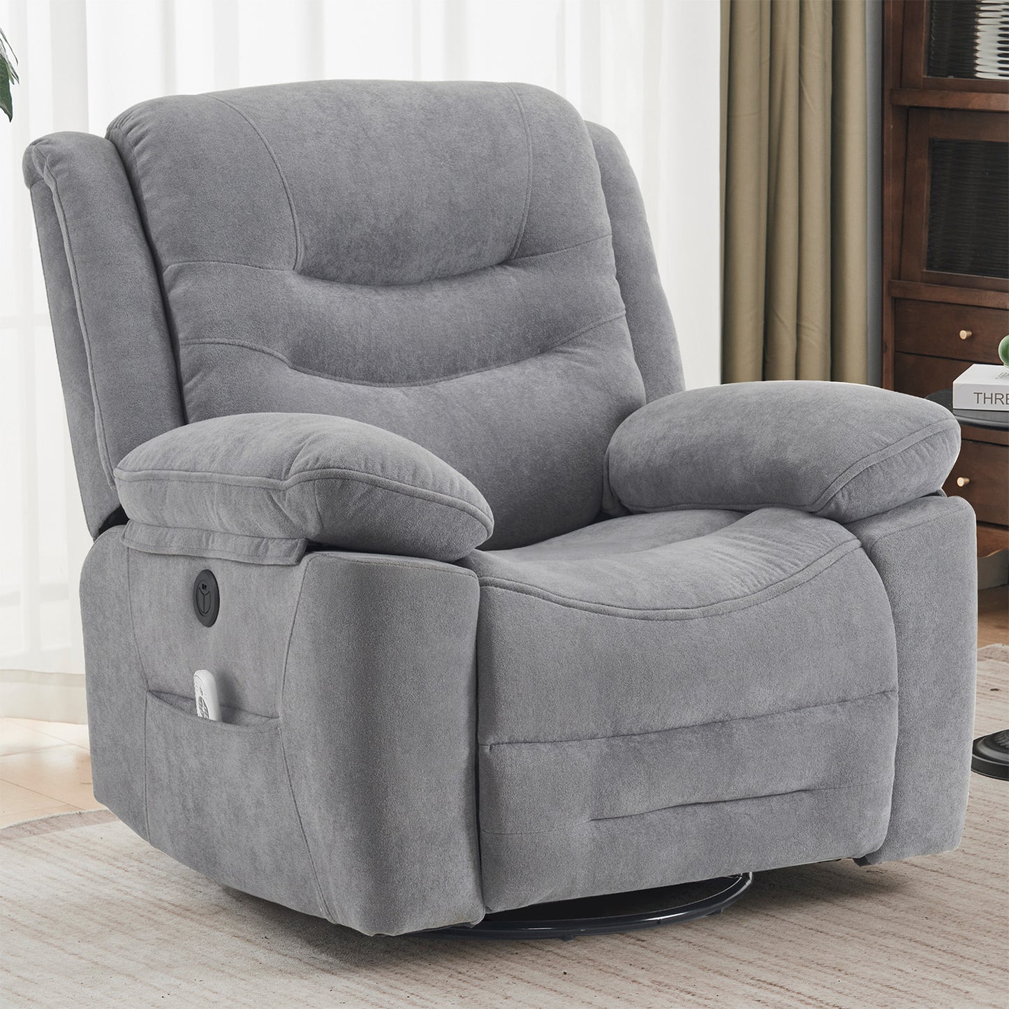 Power Swivel Rocker Recliner 9915