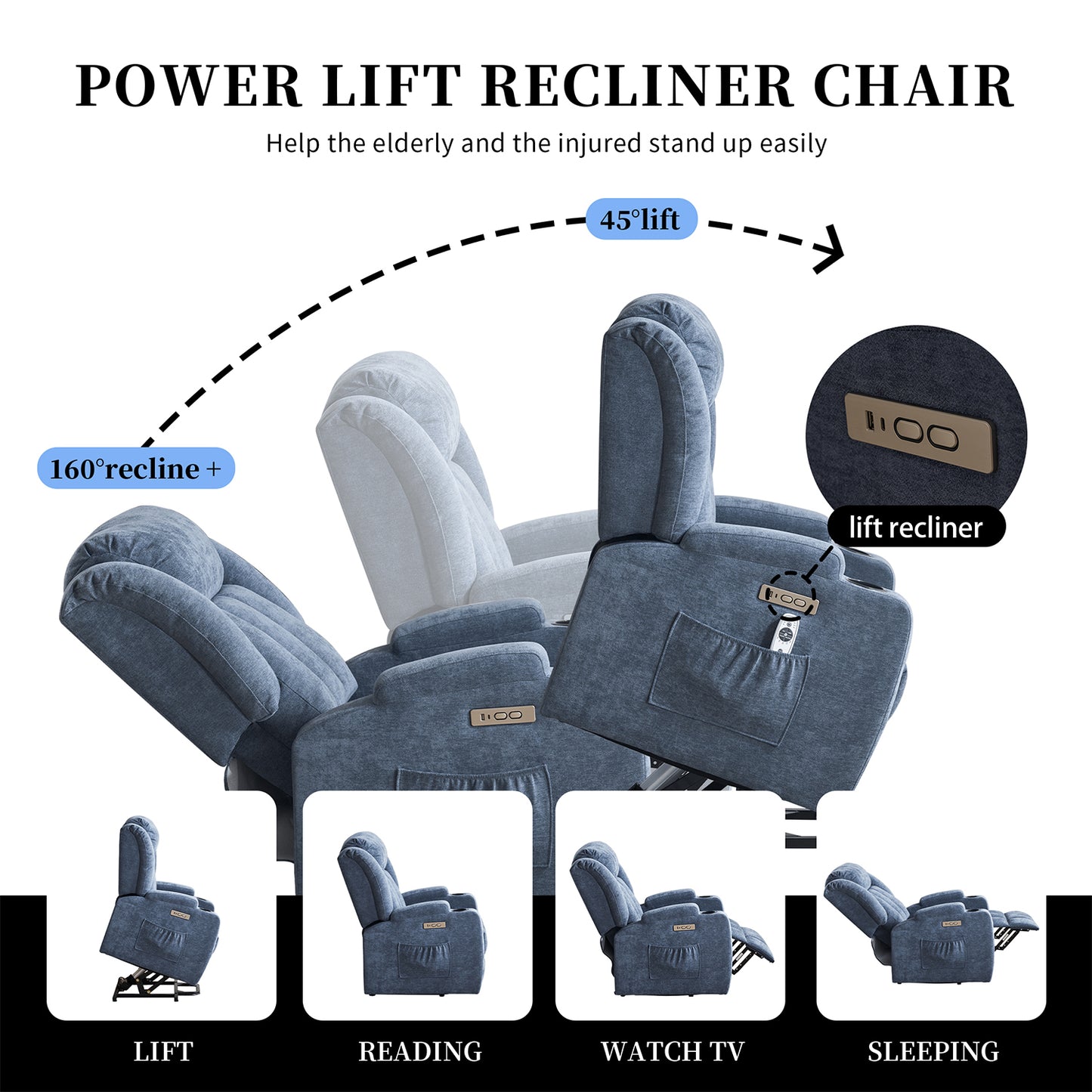 Power Lift Recliner Chair L1188