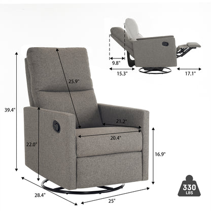 Small Nursery Recliner Chair R1166