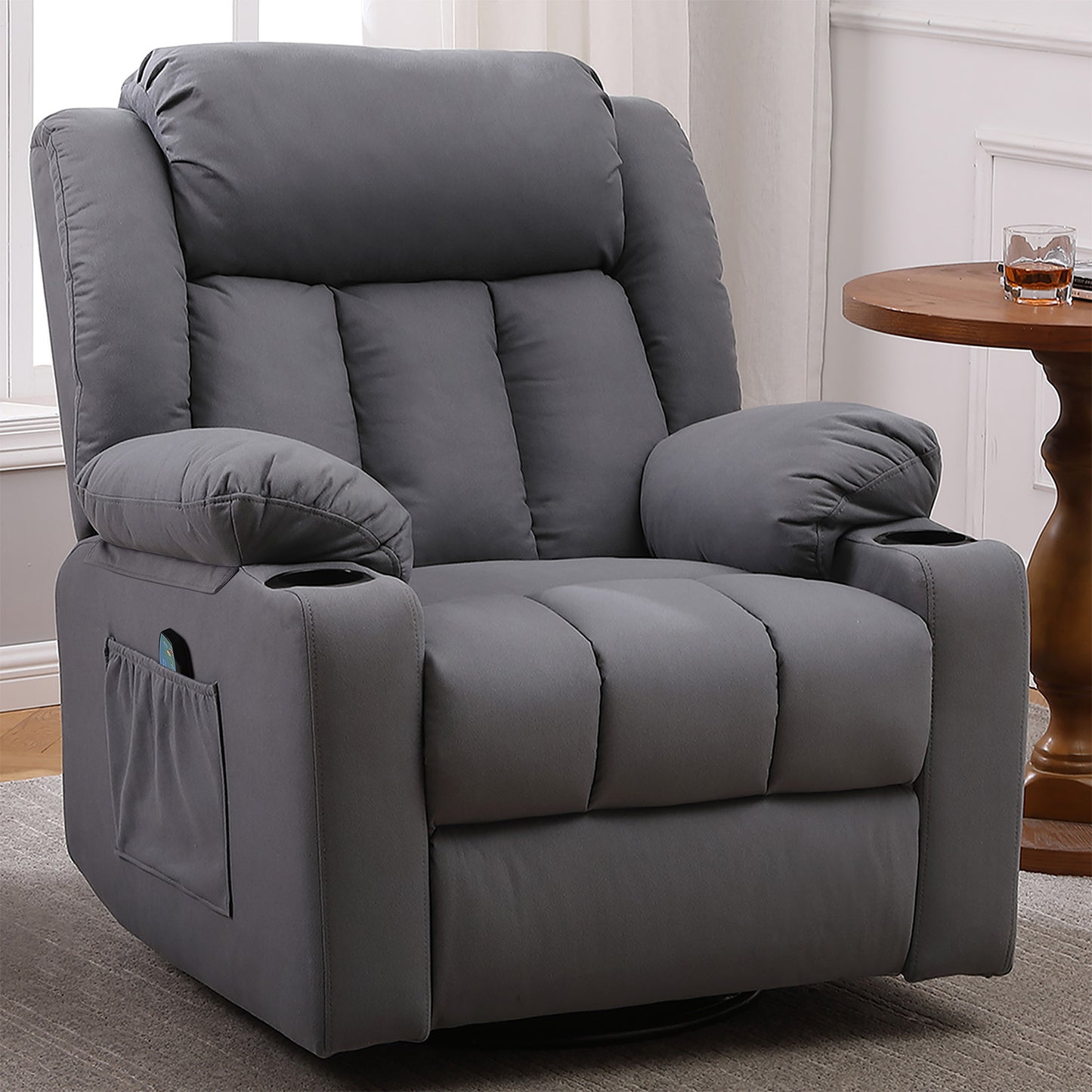 Manual Swivel Rocker Recliner Chair R9910