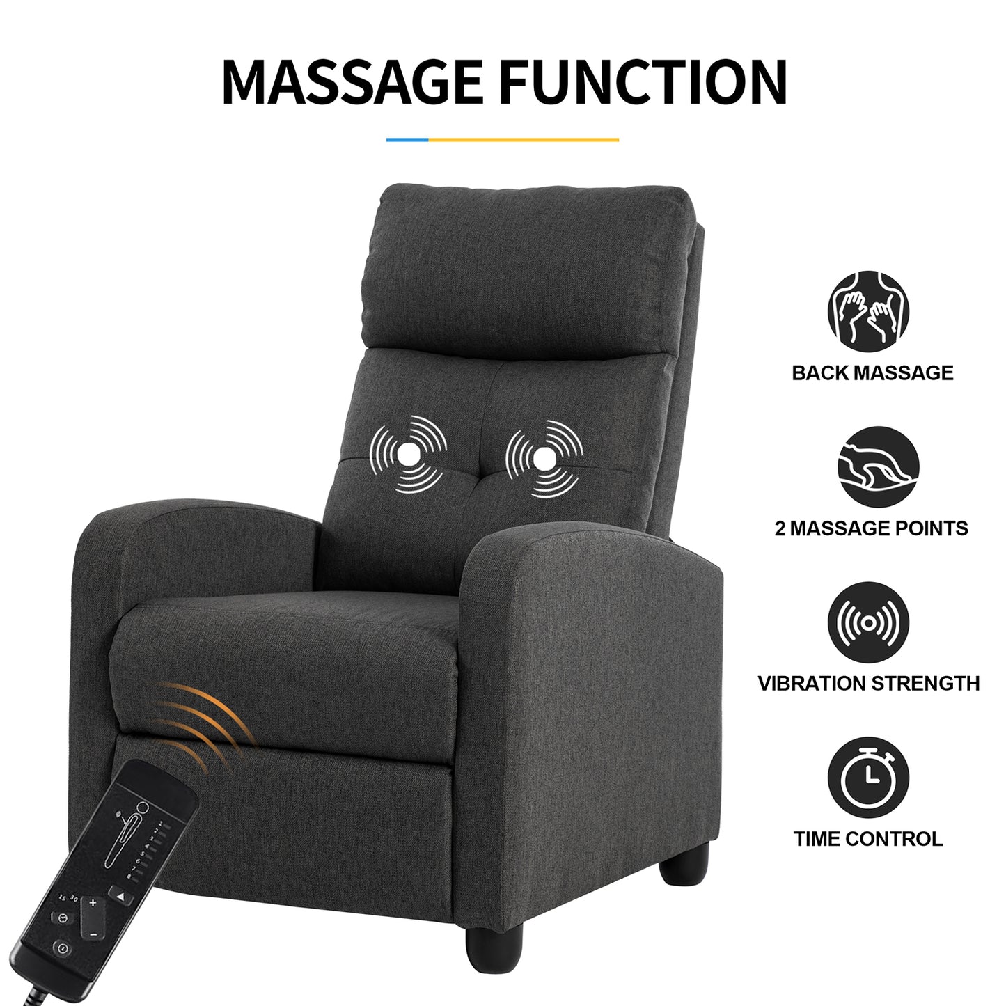 Power Massage Small Recliner Chair 399
