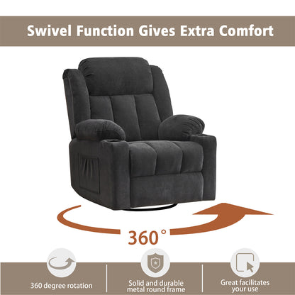 Manual Swivel Rocker Recliner Chair R9910