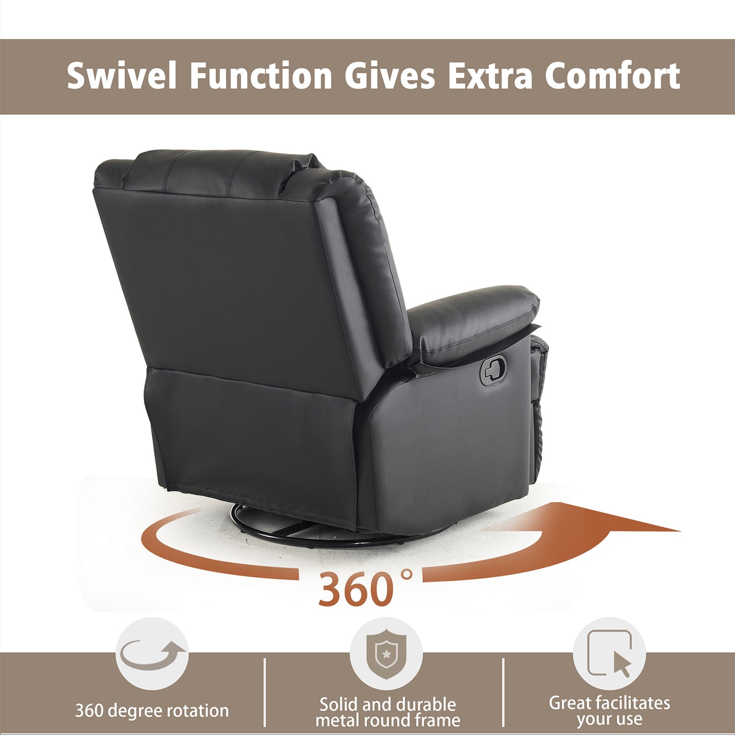 Swivel Rocking Recliner Chair 1138