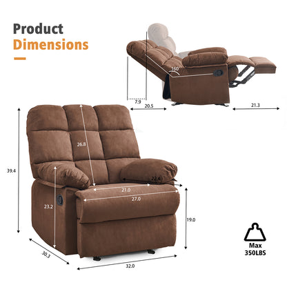 Manual Rocker Recliner Chair R9149
