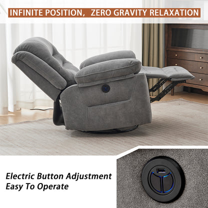 Power Swivel Rocker Recliner 9915