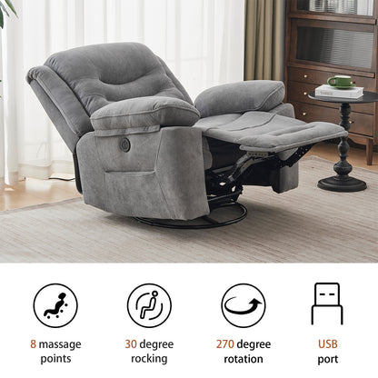 Power Swivel Rocker Recliner 9915