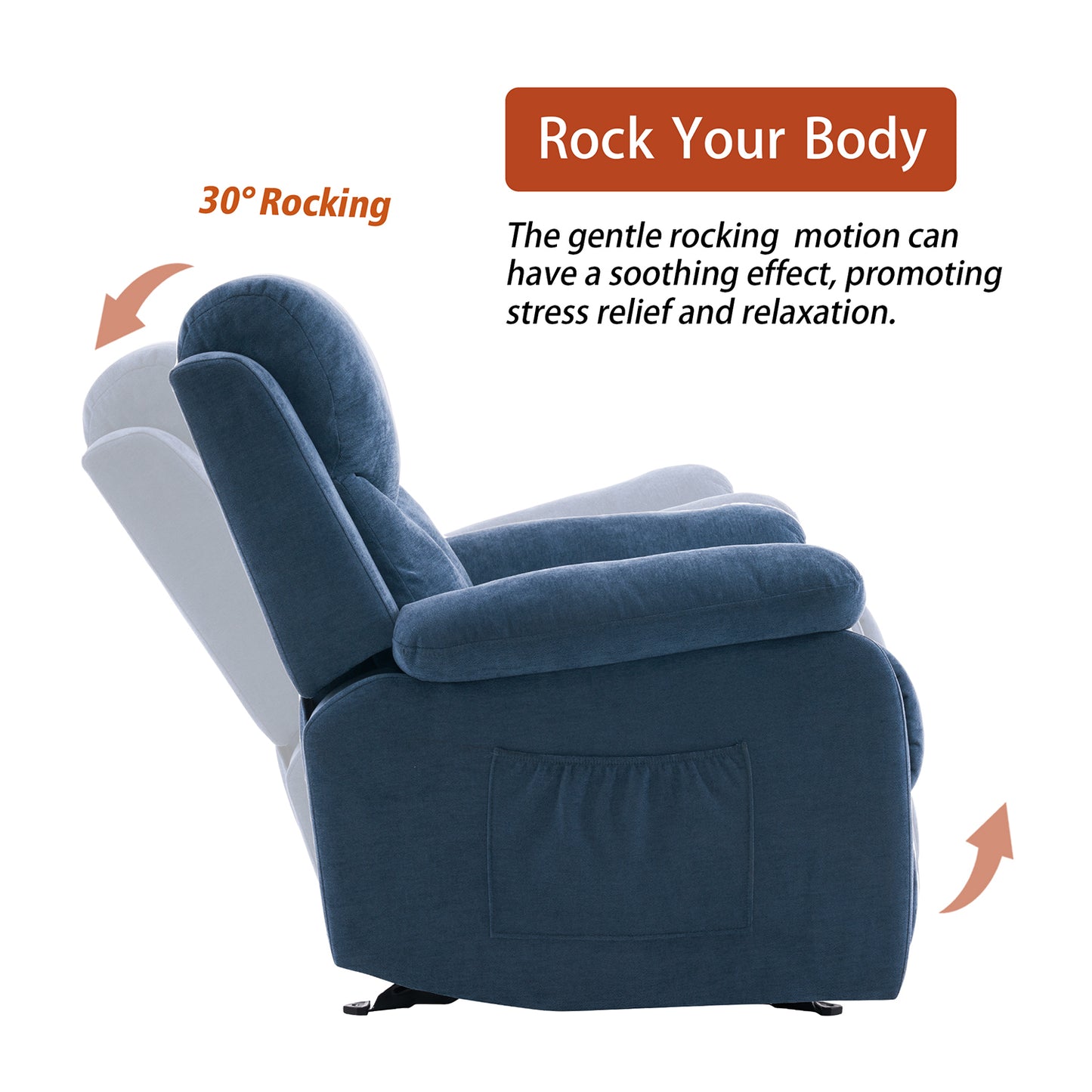 Manual Rocker Recliner Chair 9913